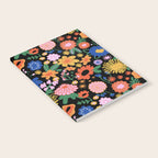 Night flowers pattern Notebook Gallery Image 2