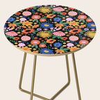 Night flowers pattern Side Table Gallery Image 2
