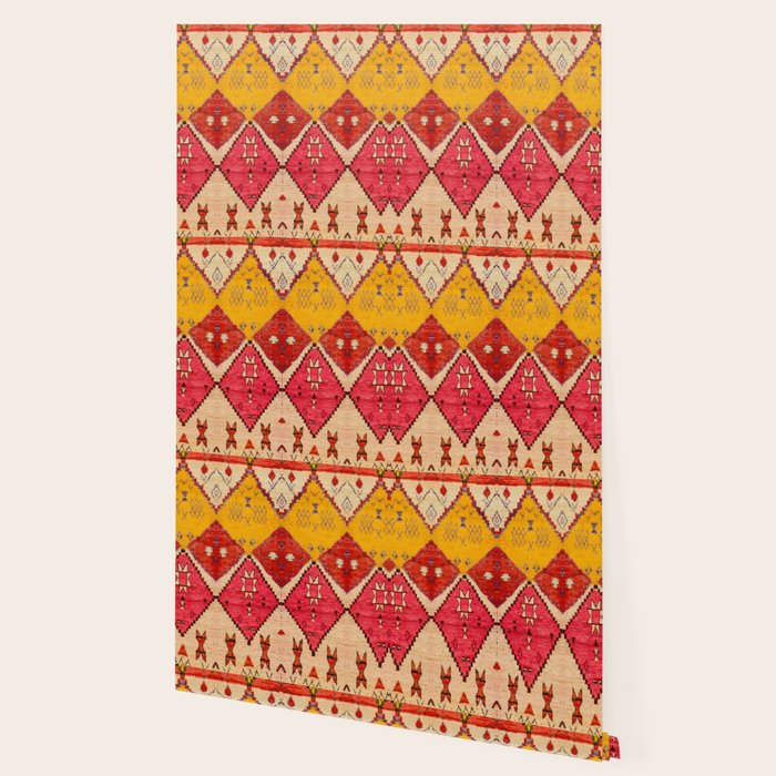 Heritage Moroccan Berber Carpet Design Wallpaper Gallery Image 2