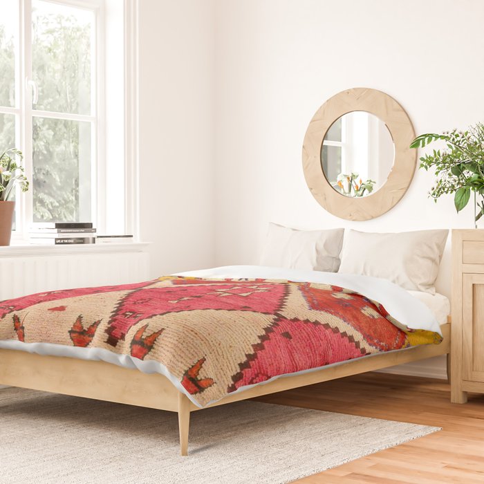 Heritage Moroccan Berber Carpet Design Duvet Cover Gallery Image 2