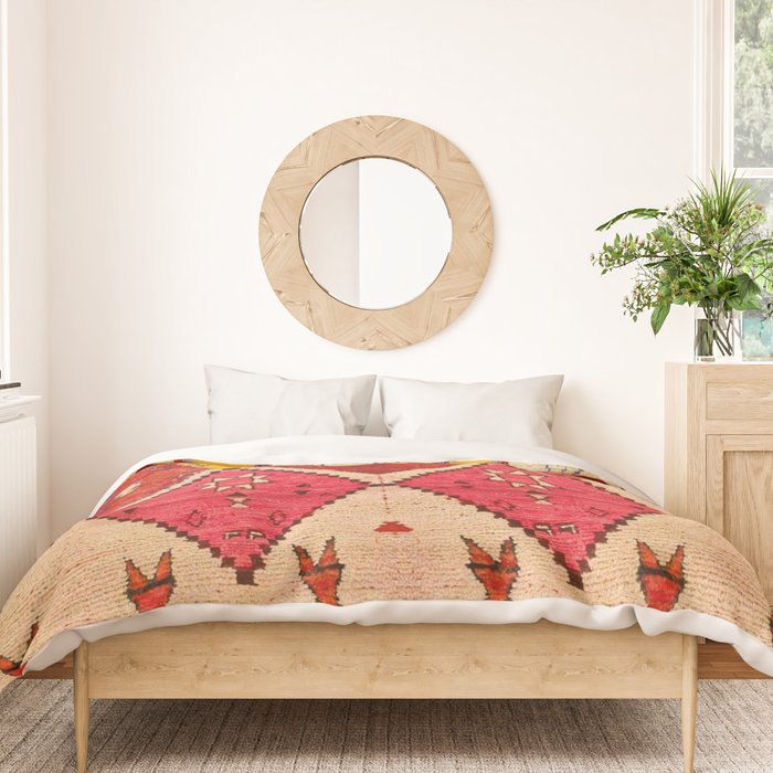 Heritage Moroccan Berber Carpet Design Duvet Cover Gallery Image 3
