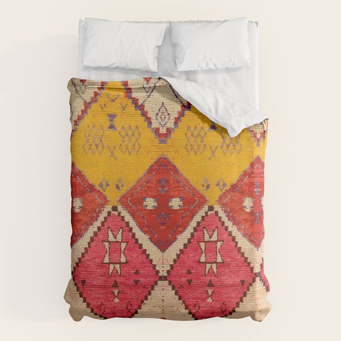 Heritage Moroccan Berber Carpet Design Duvet Cover Gallery Image 1