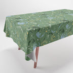Greenish starry lunar sky Tablecloth Gallery Image 1