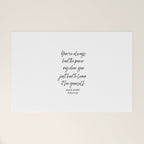 Youâve always had the power my dear, you just had to learn it for yourself. Glinda Welcome Mat Gallery Image 1