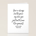 Youâve always had the power my dear, you just had to learn it for yourself. Glinda Stationery Card Gallery Image 2