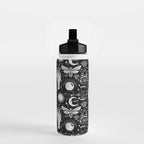 Enchanted - Enchantment - Black and White Water Bottle Gallery Image 2