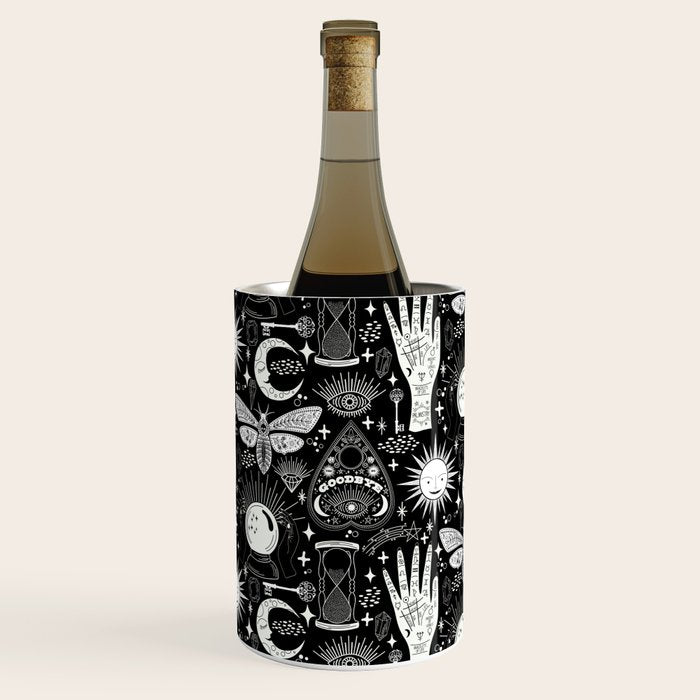 Enchanted - Enchantment - Black and White Wine Chiller Gallery Image 1