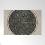 Constellations of the Northern Hemisphere on Vintage Paper Welcome Mat Gallery Image 1