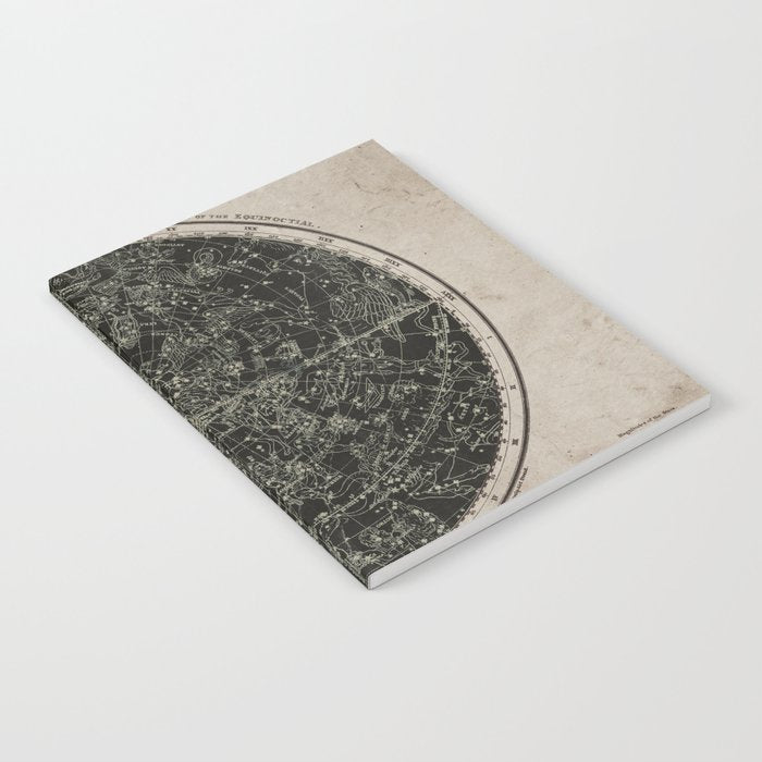 Constellations of the Northern Hemisphere on Vintage Paper Notebook Gallery Image 2