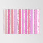 Wide Watercolour Stripes - Pink Rug Gallery Image 2