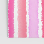 Wide Watercolour Stripes - Pink Poster Gallery Image 3