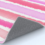 Wide Watercolour Stripes - Pink Rug Gallery Image 4