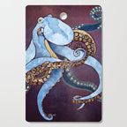 Metallic Octopus III Cutting Board Gallery Image 1