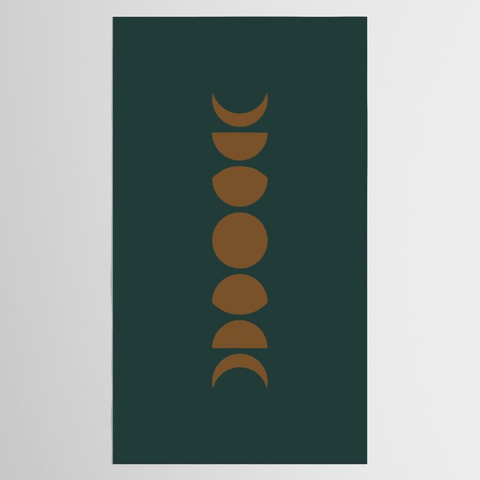 Minimal Moon Phases V Tablecloth Gallery Image 2