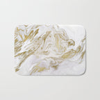 Liquid gold marble II Bath Mat Gallery Image 1