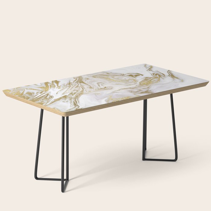 Liquid gold marble II Coffee Table Gallery Image 1