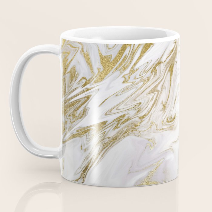 Liquid gold marble II Coffee Mug Gallery Image 3