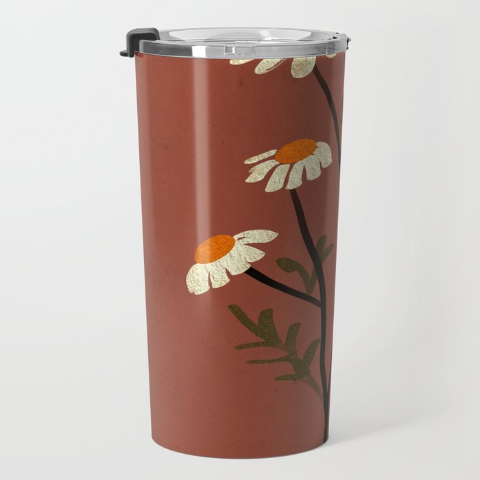 Flowers 8 Travel Mug Gallery Image 3