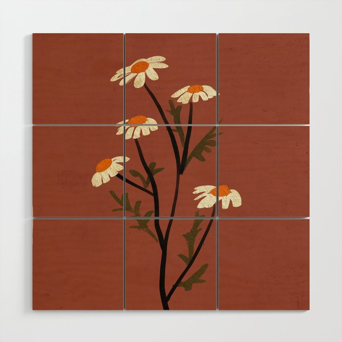 Flowers 8 Wood Wall Art Gallery Image 1