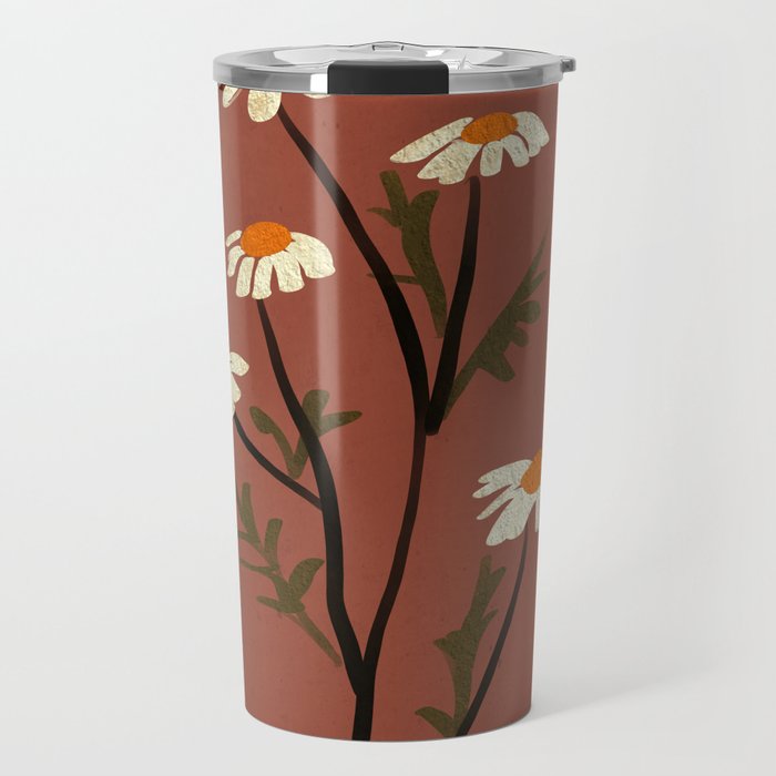 Flowers 8 Travel Mug Gallery Image 1