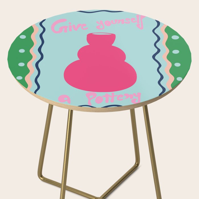 Give yourself a pottery Side Table Gallery Image 2