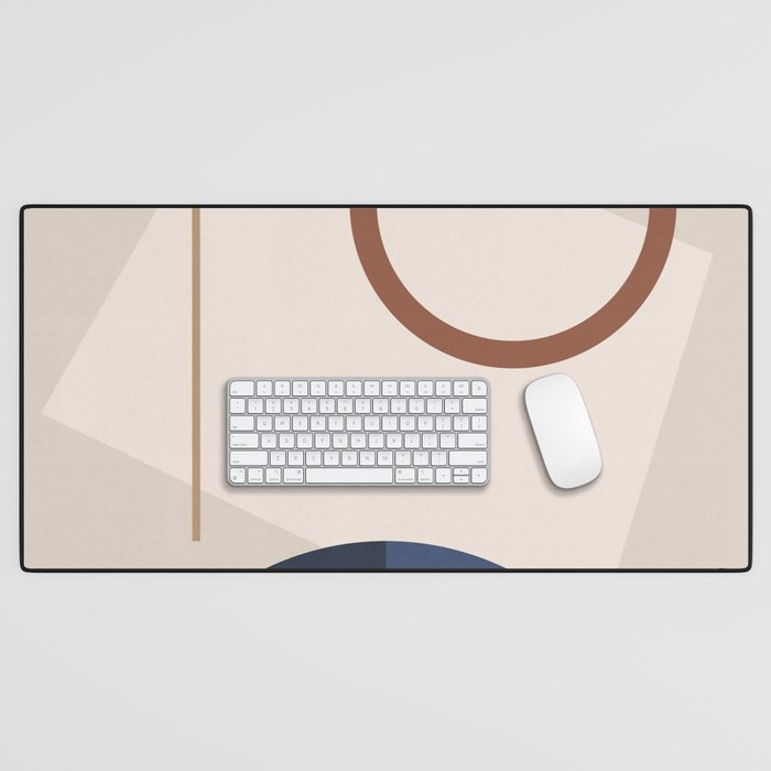 Minimal Geometric Shapes 72 Desk Mat Gallery Image 1