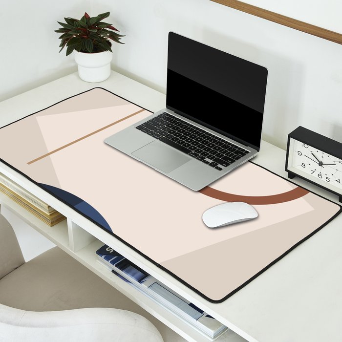 Minimal Geometric Shapes 72 Desk Mat Gallery Image 2