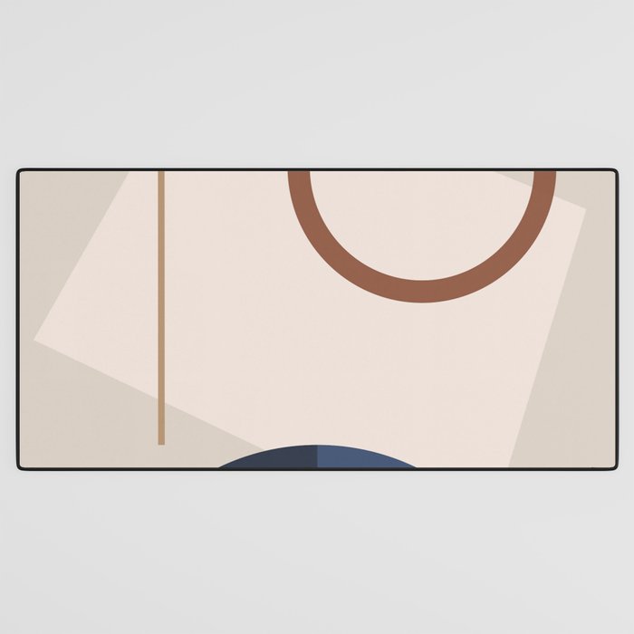 Minimal Geometric Shapes 72 Desk Mat Gallery Image 3