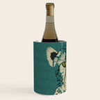 Majestic Cheetah - Bold Wildcat Design with Teal Background Wine Chiller Gallery Image 2