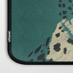 Majestic Cheetah - Bold Wildcat Design with Teal Background Laptop Sleeve Gallery Image 3