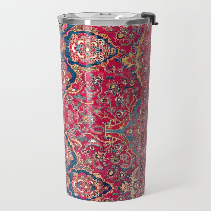 Bakhtiari West Persian Rug Print Travel Mug Gallery Image 2