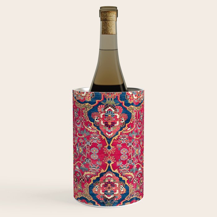 Bakhtiari West Persian Rug Print Wine Chiller Gallery Image 1