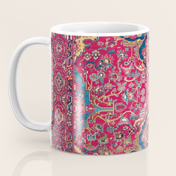 Bakhtiari West Persian Rug Print Coffee Mug Gallery Image 3