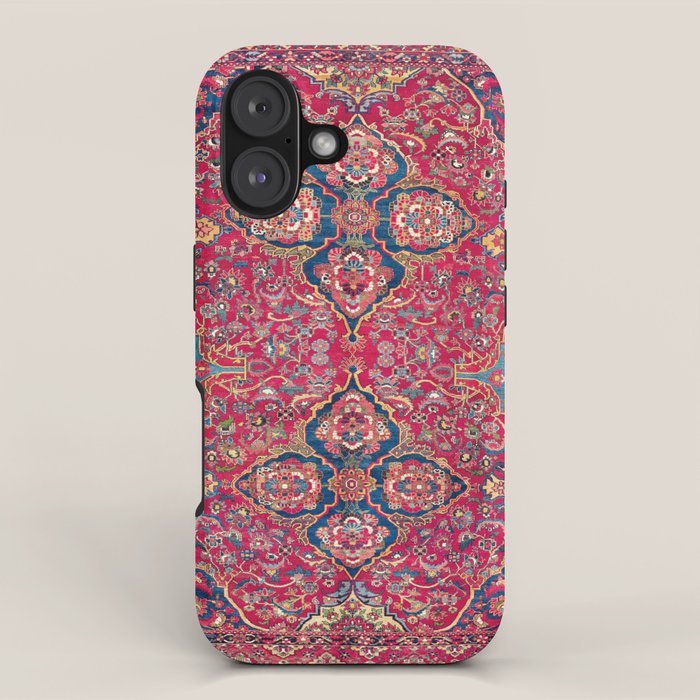 Bakhtiari West Persian Rug Print iPhone Case Gallery Image 1