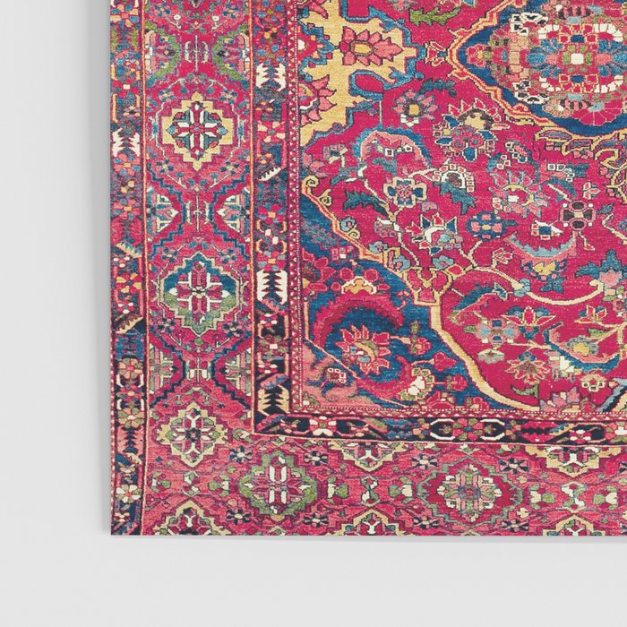 Bakhtiari West Persian Rug Print Poster Gallery Image 3