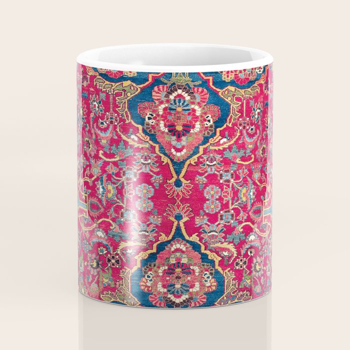 Bakhtiari West Persian Rug Print Coffee Mug Gallery Image 4