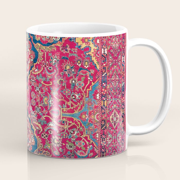 Bakhtiari West Persian Rug Print Coffee Mug Gallery Image 1