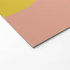 Mid Mod Geometry Abstract 1/2 - Peach Fuzz Welcome Mat Gallery Image 2