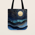 Golden Moon Tote Bag Gallery Image 1