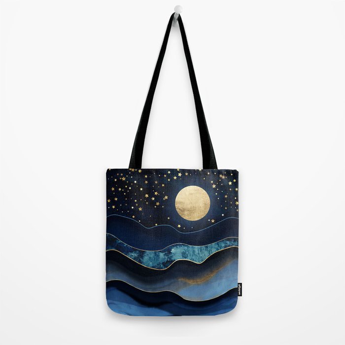 Golden Moon Tote Bag Gallery Image 2