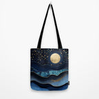 Golden Moon Tote Bag Gallery Image 2