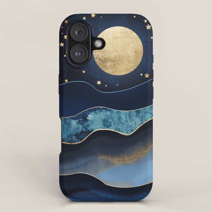 Golden Moon iPhone Case Gallery Image 1