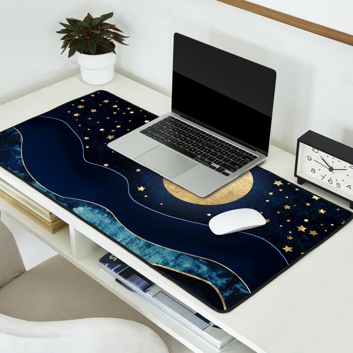 Golden Moon Desk Mat Gallery Image 2