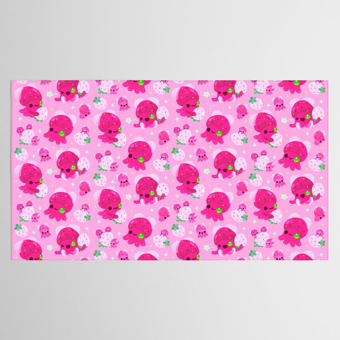 Strawberry squid Tablecloth Gallery Image 2