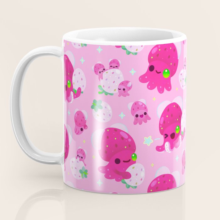 Strawberry squid Coffee Mug Gallery Image 3