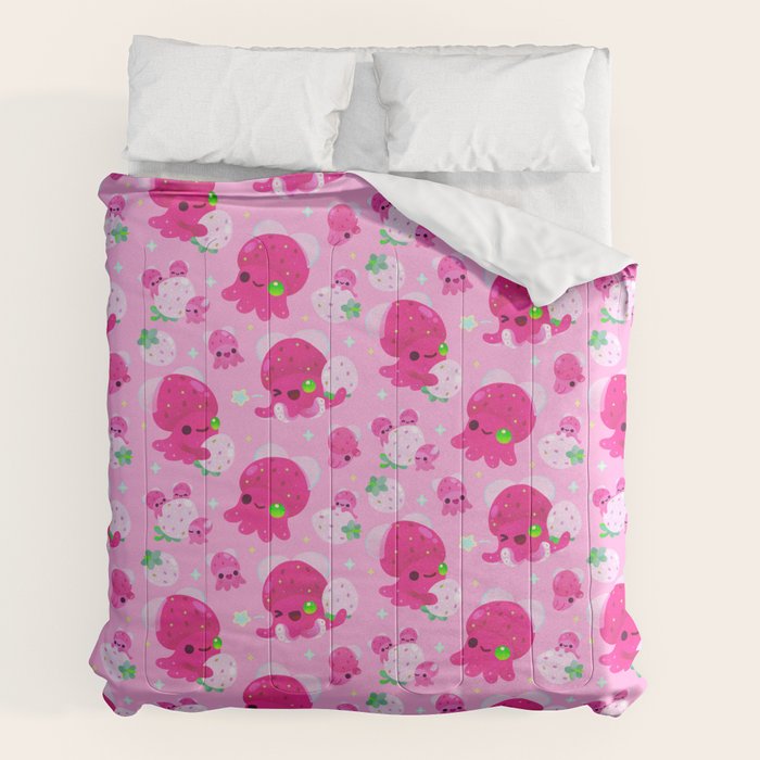 Strawberry squid Comforter Gallery Image 2