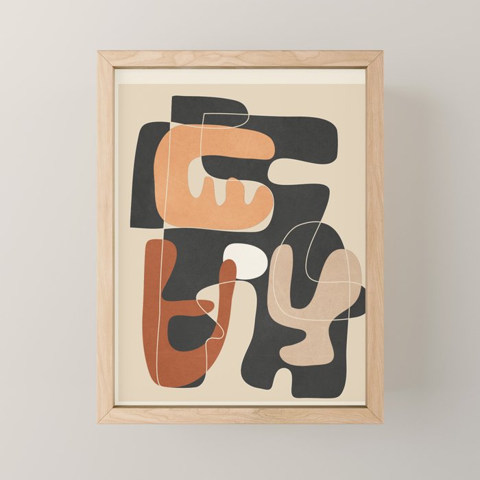Organic Rhythms 8 Mini Art Print Gallery Image 1
