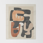 Organic Rhythms 8 Throw Blanket Gallery Image 2