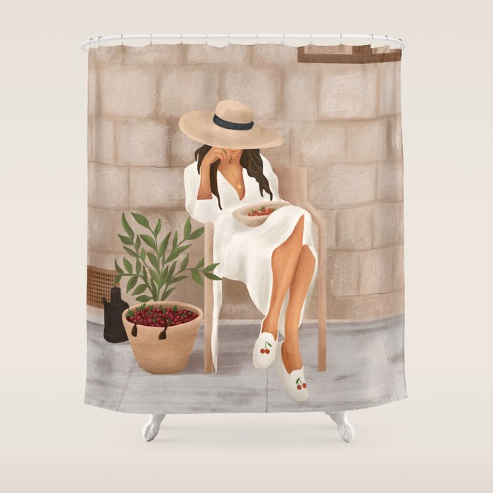 Sunday Morning Shower Curtain Gallery Image 1