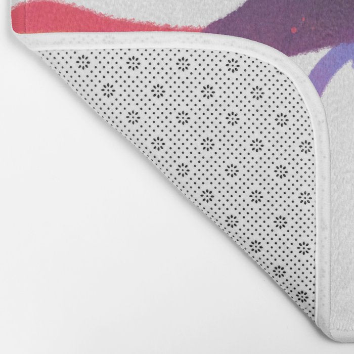Rainbow guppy 7 Bath Mat Gallery Image 2